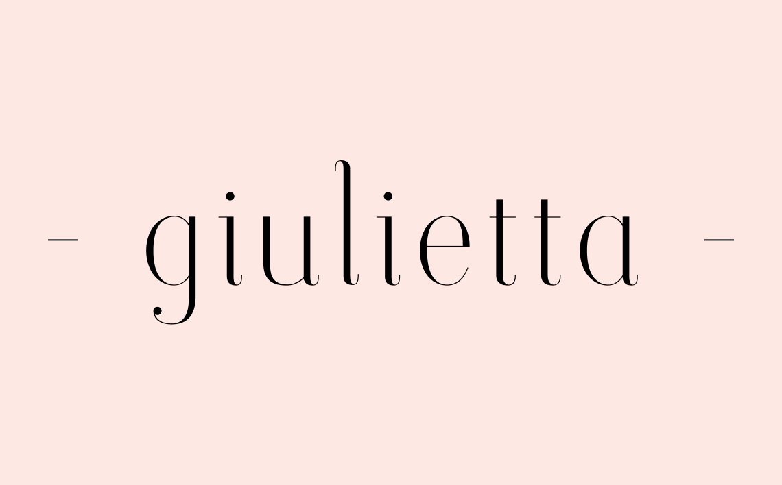 My italian love for typography